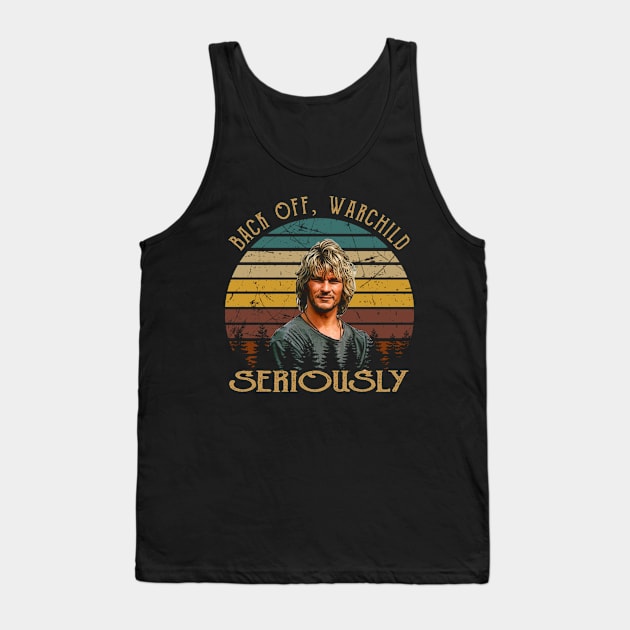 Retro art warchild movie break art Tank Top by Madisen Harvey